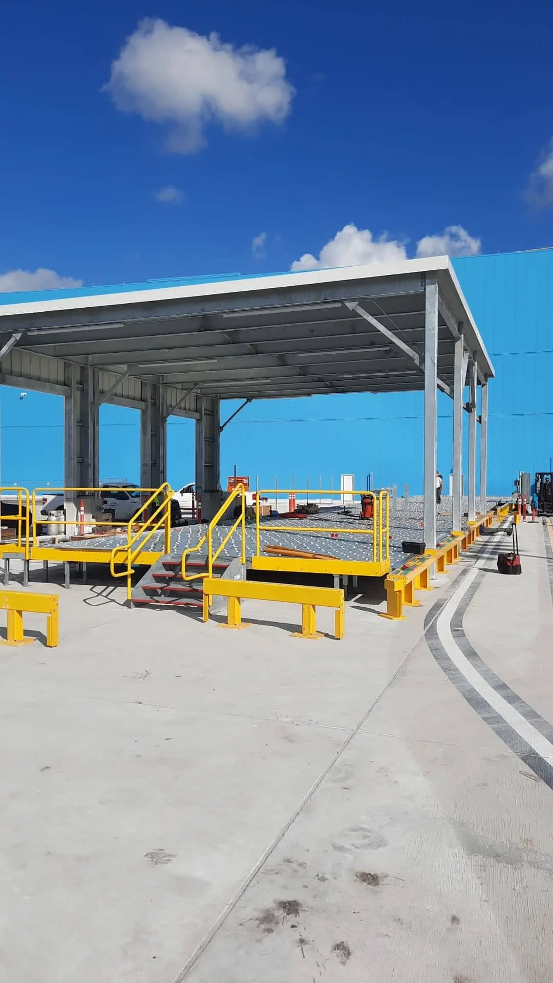 airport ground services facility construction