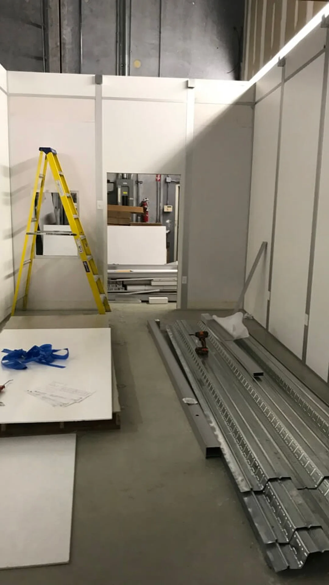 biomedical cleanroom panel construction interior