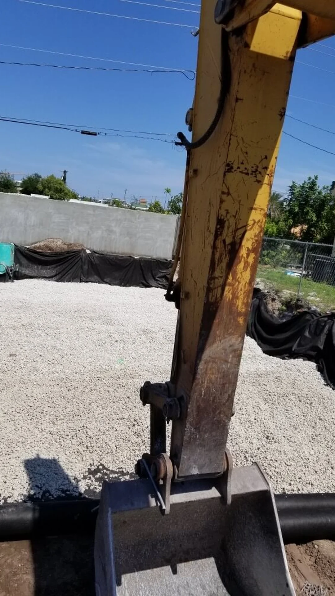civil site excavation drainage work