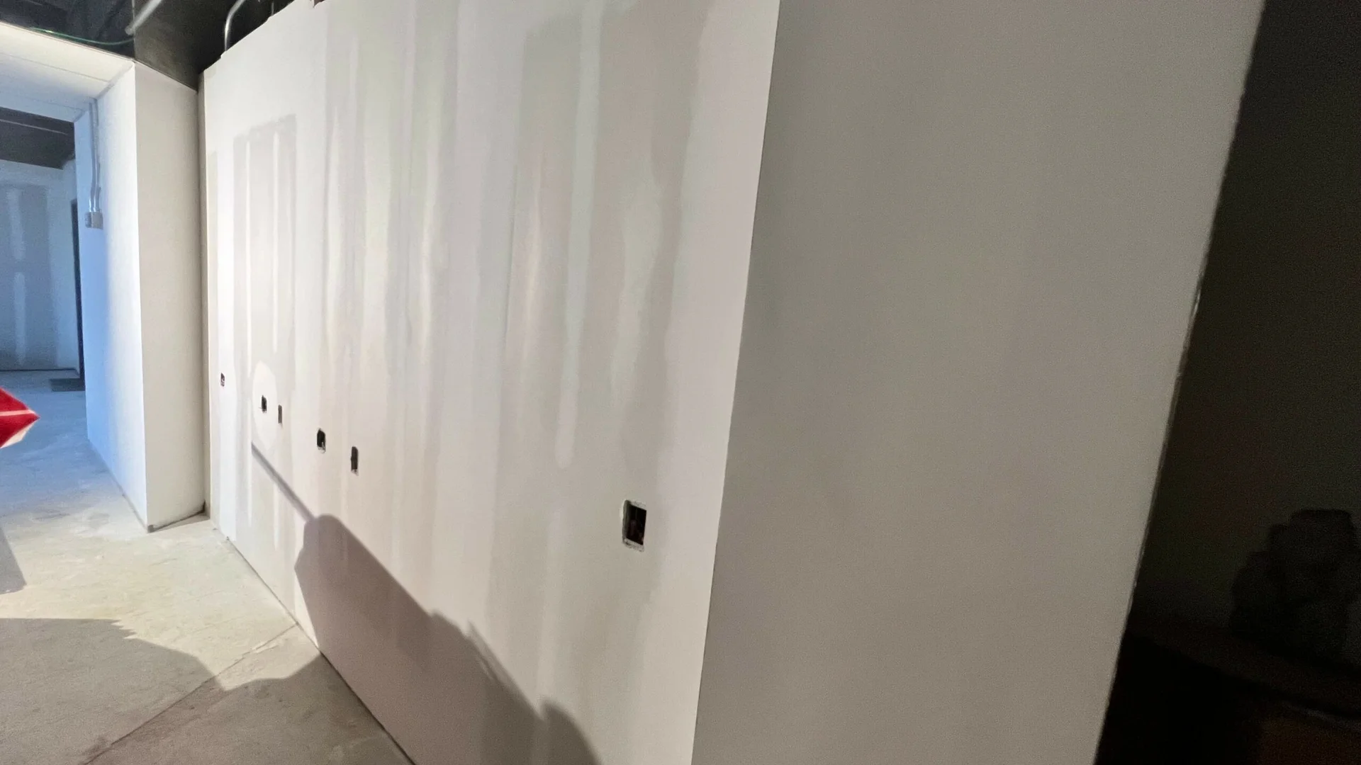 commercial office drywall framing construction