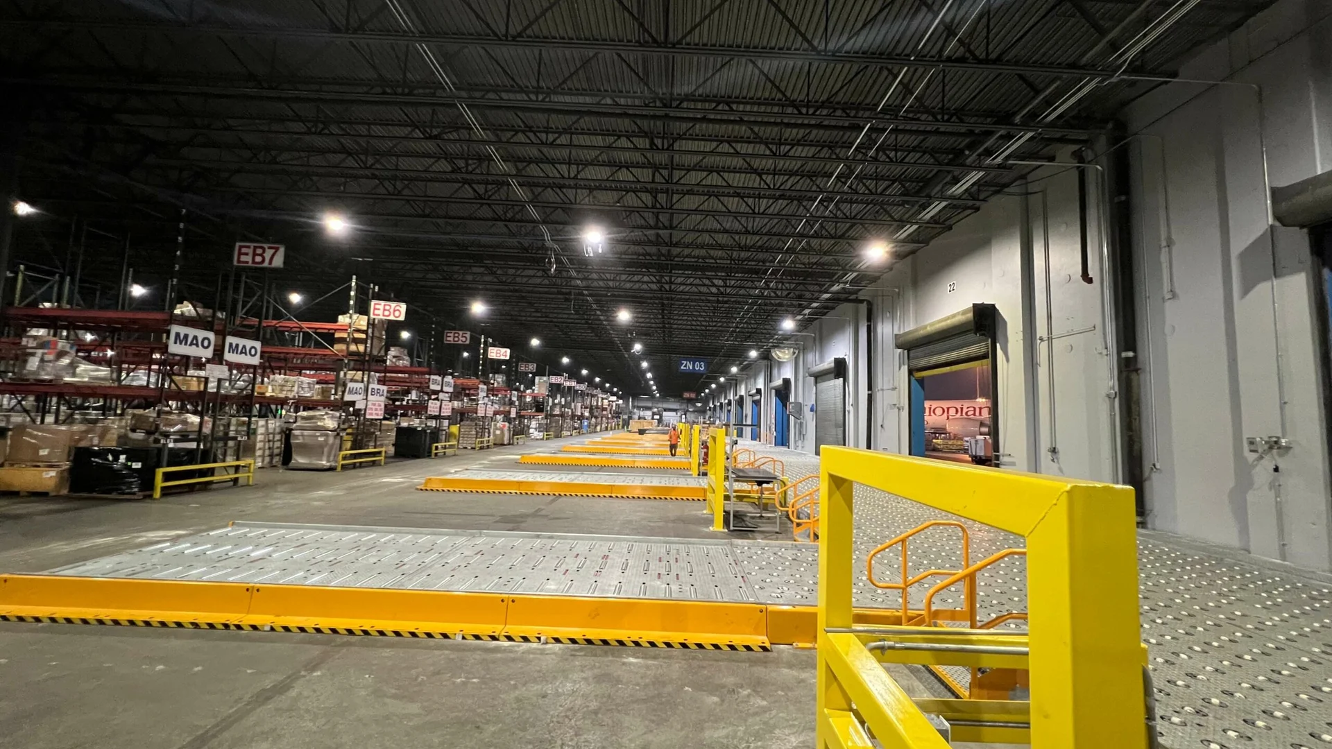 industrial warehouse distribution facility completed